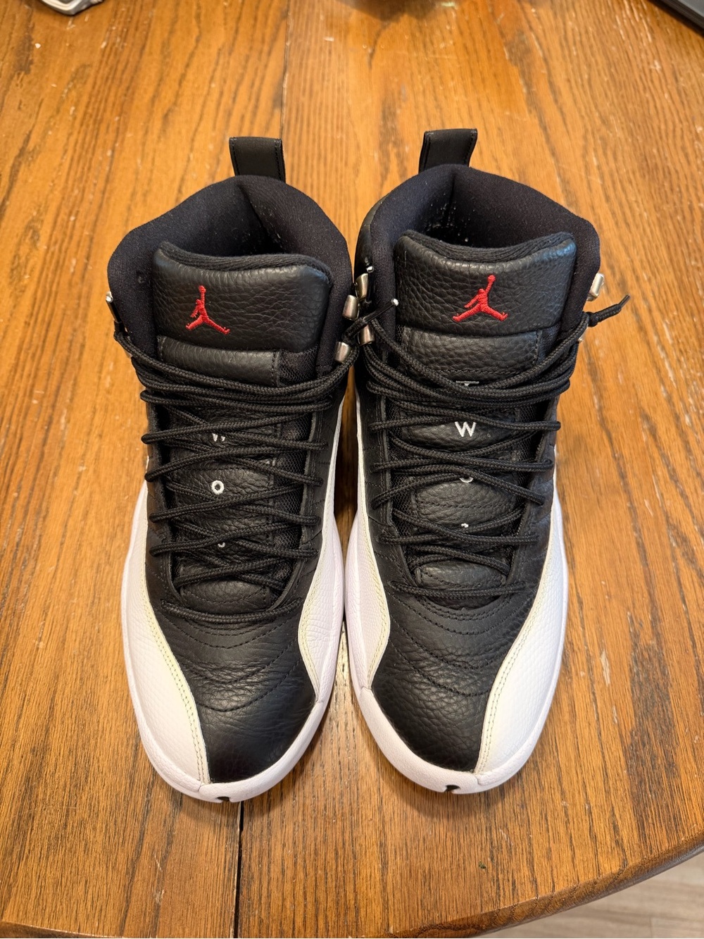 Jordan Men's Basketball Shoes Black/White with Red Jumpman